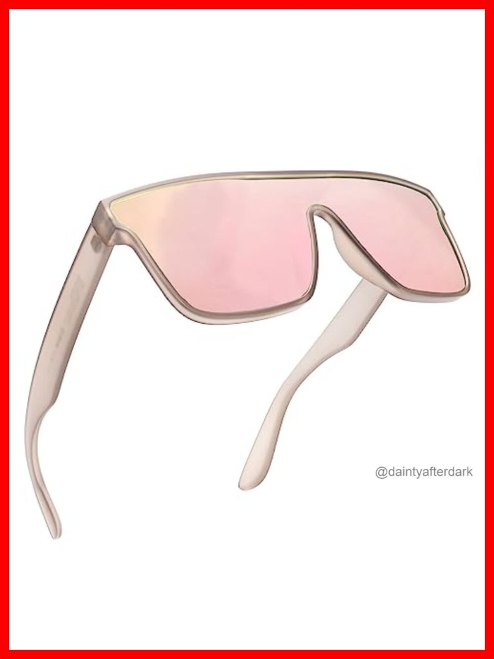 Oversized Square Polarized Retro Sunglasses UV400 Full Frame